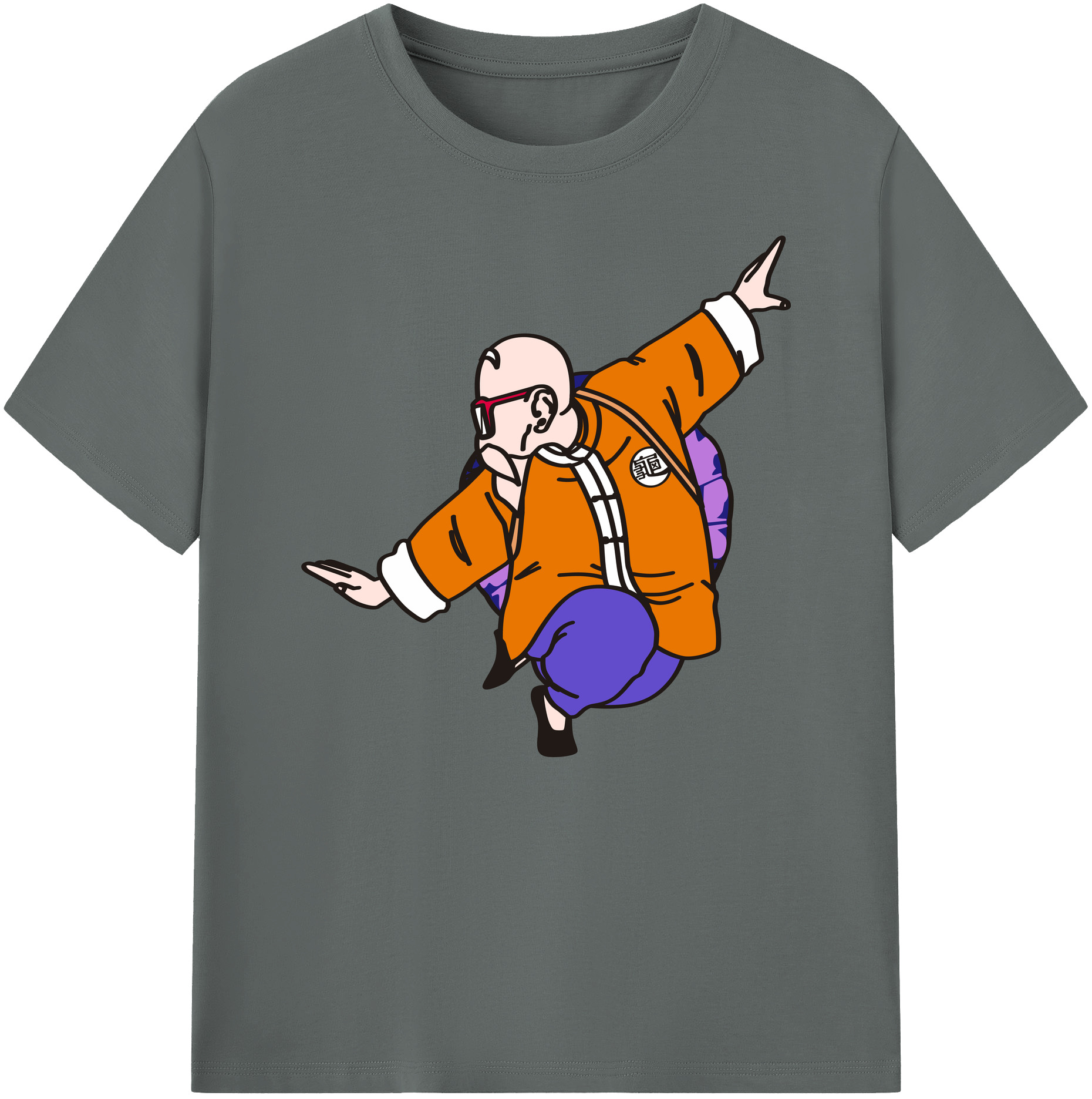 （画像用） ドラゴンボール 亀仙人（かめせんにん） DRAGON BALL Master Roshi Kame Sennin 綿100％ メンズ半袖Tシャツ｜肌触りやわらか＆通気性